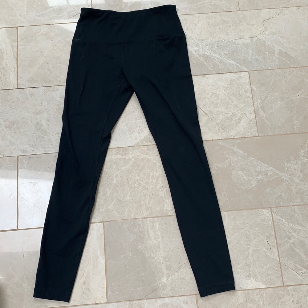 reebok womens black leggings; EXTRA SMALL
